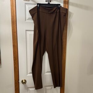Investments II Brown Women's Pants—size 22W